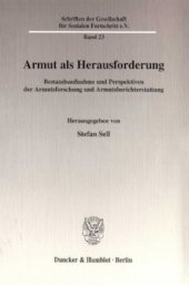 book Armut als Herausforderung: Bestandsaufnahme und Perspektiven der Armutsforschung und Armutsberichterstattung