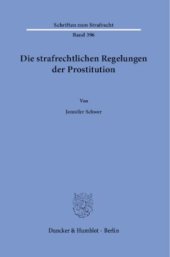 book Die strafrechtlichen Regelungen der Prostitution