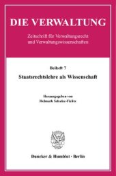 book Staatsrechtslehre als Wissenschaft