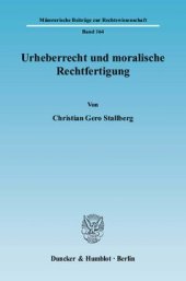 book Urheberrecht und moralische Rechtfertigung