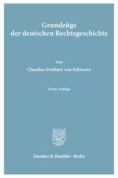 book Grundzüge der deutschen Rechtsgeschichte