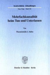 book Mehrfachkausalität beim Tun und Unterlassen