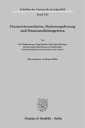 book Finanzintermediation, Bankenregulierung und Finanzmarktintegration