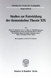 book John Stuart Mill: Studien zur Entwicklung der ökonomischen Theorie XIX