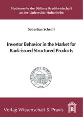 book Investor Behavior in the Market for Bank-issued Structured Products