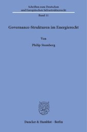 book Governance-Strukturen im Energierecht