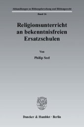 book Religionsunterricht an bekenntnisfreien Ersatzschulen