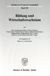 book Bildung und Wirtschaftswachstum