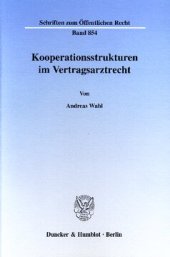 book Kooperationsstrukturen im Vertragsarztrecht