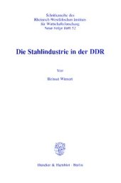 book Die Stahlindustrie in der DDR