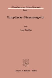 book Europäischer Finanzausgleich