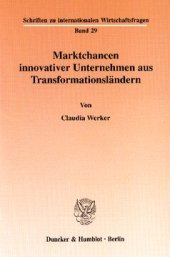 book Marktchancen innovativer Unternehmen aus Transformationsländern