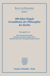 book 200 Jahre Hegels Grundlinien der Philosophie des Rechts