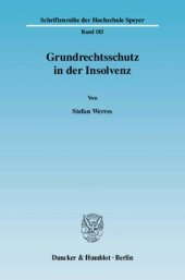 book Grundrechtsschutz in der Insolvenz