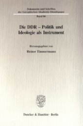 book Die DDR - Politik und Ideologie als Instrument