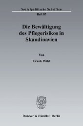 book Die Bewältigung des Pflegerisikos in Skandinavien