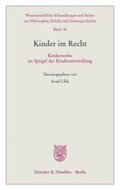 book Kinder im Recht: Kinderrechte im Spiegel der Kindesentwicklung