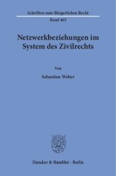 book Netzwerkbeziehungen im System des Zivilrechts