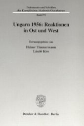 book Ungarn 1956: Reaktionen in Ost und West