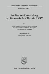 book Macht oder ökonomisches Gesetz?: Studien zur Entwicklung der ökonomischen Theorie XXXV