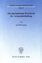 book Das internationale Privatrecht der Arzneimittelhaftung