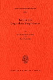 book Kritik des Logischen Empirismus