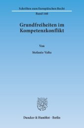 book Grundfreiheiten im Kompetenzkonflikt