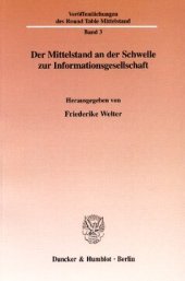 book Der Mittelstand an der Schwelle zur Informationsgesellschaft