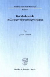 book Das Markenrecht im Zwangsvollstreckungsverfahren