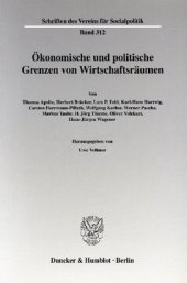 book Ökonomische und politische Grenzen von Wirtschaftsräumen