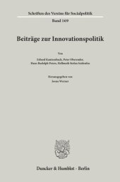 book Beiträge zur Innovationspolitik