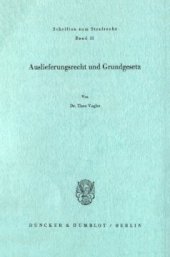 book Auslieferungsrecht und Grundgesetz