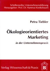 book Ökologieorientiertes Marketing in der Unternehmenspraxis