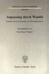 book Anpassung durch Wandel: Evolution und Transformation von Wirtschaftssystemen