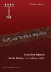 book Schabbat Schalom: Jüdische Theologie - in Predigten entfaltet