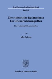 book Der richterliche Rechtsschutz bei Grundrechtseingriffen: Eine rechtsvergleichende Analyse