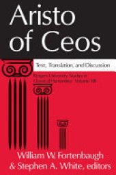 book Aristo of Ceos: Text, Translation, and Discussion