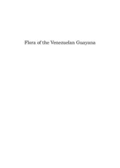 book Flora of the Venezuelan Guayana, Volume 9: Rutaceae-Zygophyllaceae