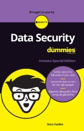 book Data Security For Dummies®, Immuta Special Edition