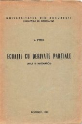 book Ecuații cu derivate parțiale: (Anul III Matematică)