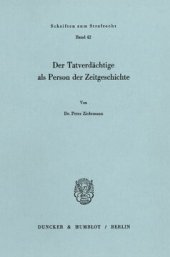 book Der Tatverdächtige als Person der Zeitgeschichte