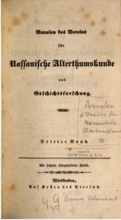 book Annalen des Vereins für Nassauische Altertumskunde und Geschichtsforschung