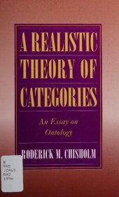 book A Realistic Theory of Categories: An Essay on Ontology