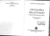 book Ontološka relativnost i drugi filozofski ogledi (2007)