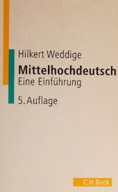 book Mittelhochdeutsch: Eine Einführung