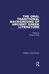 book The oral Traditional Background of Ancient creek Literature