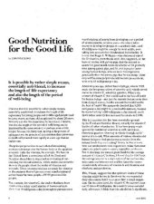 book Good Nutrition for the Good Life