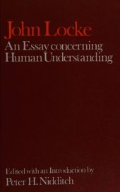 book An Essay Concerning Human Understanding