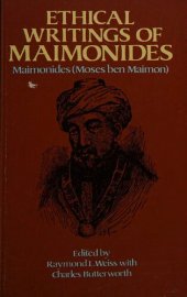 book Ethical Writings of Maimonides