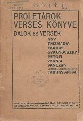 book Proletárok verses könyve. Dalok és versek